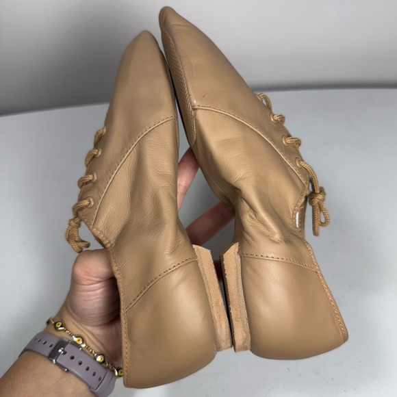 NEW Bloch Dance Women's Jazzsoft Split Sole Leather Jazz Shoe in Tan Size 8 - Picture 10 of 11